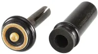 Viola endpin Acura Meister Preciso AE-AIER62M - Grade Preciso ebony viola endpin with boxwood rim and ball with sound post installation control hole