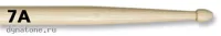 VIC FIRTH 7A - Барабанные палочки орех