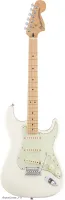 FENDER DELUXE ROADHOUSE STRAT MN Olympic White - Электрогитара