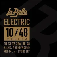 LA BELLA HRS-M Nickel Rounds Medium 10-48 струны для электрогитары