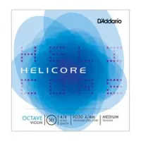 D'addario h351 4/4m  отдельная струна e для скрипки 4/4 helicore octave, сталь/ алюм, medium tension