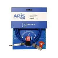Signal Way M PRO XMSJ-3M - Микрофонный кабель XLR M-Stereo Jack 6.3, кабель Klotz MY206, разъёмы Seetronic, цвет синий, длина 3м