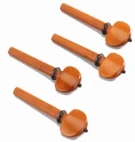 Violin peg Acura Hill VP-E1C623 - Grade A model Hill boxwood peg with bone rim and ball for 4/4 violin, per piece