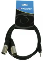 ADJ AC-J3S-2XM/1,5 Шнур переходник мини JACK 3.5 <--> 2 x XLRM длина 1.5 метра