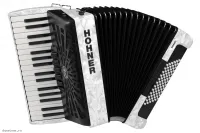 HOHNER Bravo III 72 white - Аккордеон 3/4