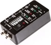 Whirlwind TESTER кабельный тестер, XLR, 1/4" TSR, RCA. LED индикатор, крепление на ремень