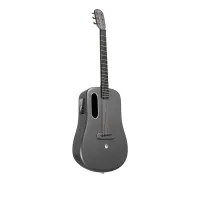 LAVA ME 3 38' Space Gray электроакустическая гитара со звукоснимателем и встроенными эффектами, материал: карбон, чехол Space Ba