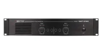 ВЕКТОР УМТ-2500 Усилитель мощности 2х500 Вт/100 В, 70 В выход или 4-16 Ом. Линейные вход /выходы, (разъем тип Phoenix). Индикация режимов работы усилителя. Регулировка уровня выходного сигнала, регулировка НЧ/ВЧ, многоступенчатая защита. Питание 220-230 В