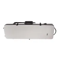 GEWAPURE VIOLIN OBLONG CASE кейс для скрипки прямоугольный, карбон, белый