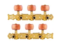 AO-020B2P Комплект колковой механики на планке, позолоченный, Alice