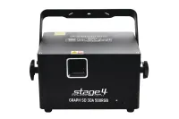 STAGE4 GRAPH SD 3DA 500RGB – мультиэффект (4 лазерных эффекта)  графический проектор со скоростью сканирования 25 000pps и возможностью записи и воспроизведения файлов лазерной графики (логотипов, изображений, текста) с SD карты в формате ILDA. На карте и