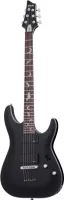 SCHECTER DAMIEN PLATINUM-6 SBK - электрогитара, 24 лада, корпус: красное дерево, гриф: клён 3 куска, накладка палисандр, вклееный, звукосниматели: HH, EMG81, EMG85, громкость, тон, 3х позиционный переключатель,Цвет: матовый черный