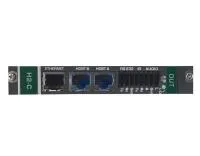 Kramer [dtaxrc2-out2-f34/standalone] модуль c 2 выходами hdbaset (витая пара), передача hdmi, аудио, двунаправленного rs-232,ethernet и ик; поддержка 4к60 4:4:4