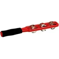 Meinl jg1r  джингл стики professional series, цвет красный, никелированная сталь
