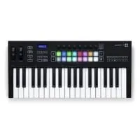 Novation launchkey 37 mk3  миди-клавиатура, 25 клавиш, pitch/mod контроллеры, полноцветные пэды
