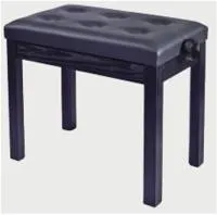 HY-P310-BLACK Банкетка, матовый черный, искусственная кожа, Rin