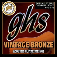 VN-L Vintage Bronze Комплект струн для акустической гитары GHS