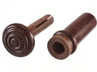 Violin endpin Acura In Sight VE-NIEG4M - Grade A rosewood endpin with three grooves with sound post installation control hole for 4/4-3/4 violin