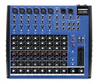 MDR1064 (VIT) микшер 6 микр./лин входов с инсертом/2 стерео входа/2 AUX посыла/3-х полосный EQ/344*304*71мм. вес 3,1 кг. SAMSON.Витринный образец.