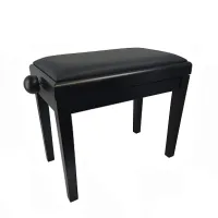 Artist PB-018MRW Банкетка деревянная, с регулировкой высоты, цвет палисандр матовый, кожзам, высота 48-57см