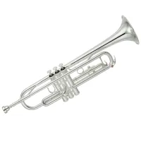 YAMAHA YTR-3335S - труба Bb студенческая,  yellow brass, лак - серебро