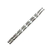 VATER VCS5BN Color Warp Silver Optic 5BN барабанные палочки, орех, нейлоновая головка, серебристые