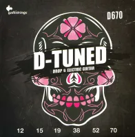 (012-070) GALLI STRINGS D670 - струны для электрогитары, серия d-tuned