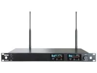 Mipro ACT-72  Двухканальный широкополосный UHF приёмник серии ACT-700. Рековый форм-фактор. Металлический корпус. Ширина частотного диапазона 72 MHz,  VFD-дисплей.  Функция автоматического сканирования диапазона и ACT-синхронизации. Схема антенного разнес