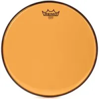 Remo be-0313-ct-og  13" emperor colortone, пластик для барабана прозрачный, двойной, оранжевый