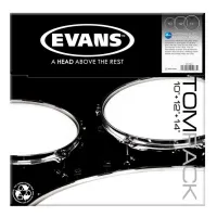 ETP-HYDGL-F Hydraulic Glass Fusion Набор пластика для том барабана, 10"/12"/14", Evans
