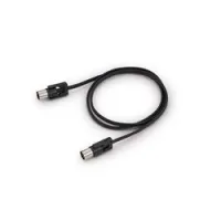 Rockboard rbo cab md fx 100 bk  flax plug midi cable, 100 cm / 39 3/8"