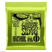 ERNIE BALL 2621 Nickel Wound Slinky Regular 10-56 - Струны для 7 струнной электрогитары