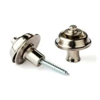 Dunlop sls1401n straplok flush mount  комплект креплений для гитарного ремня, потайной, никель