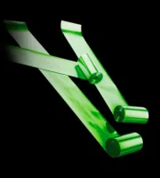 Серпантин металлизированный 4смх20м зеленый