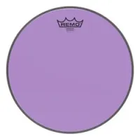 Remo be-0312-ct-pu  12" emperor colortone, пластик для барабана прозрачный, двойной, пурпурный