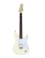 ARIA PRO II 714-STD WH Гитара электрическая Корпус: ольха. Гриф: клён. Накладка на гриф: палисандр.