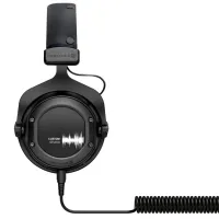 BEYERDYNAMIC CUSTOM STUDIO - Закрытые студийные наушники, 80 Ом, черные, съемный кабель с возможностью фиксации, стерео миниджек, адаптер на 1,4-дюймовый джек.