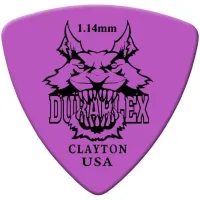 CLAYTON DXRT114/12 -  медиатор - 1.14 mm DELRIN широкие