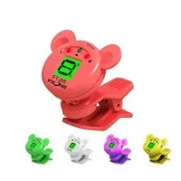 FZONE FT-88 Тюнер универсальный для детей автоматич., хроматич., ЖК  дисплей, Led индикация (3 диода) точности настройки, 3v CR2032-1шт., частота C2(65Hz) - B7(3953Hz), 55х48х15 мм.