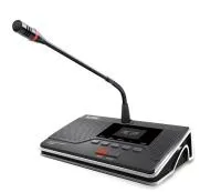 Ht-9500fc. микрофонный пульт председателя htdz серии ht-9500 с 5 кнопками голосования и селектором каналов, микрофон 42 см, кабель 2 м