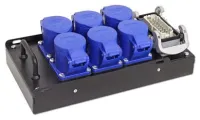 ИМЛАЙТ BRM-6H-CEE3P16-6 Блок, 6 розеток типа CEE3п16А, входной разъем - HARTING 16pin вилка, мобильный блок