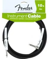 FENDER 10' ANGLE INSTRUMENT CABLE BLACK инструментальный кабель, 3 м, цвет чёрный