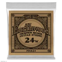 ERNIE BALL 1824 Earthwood Phosphor Bronze .024 - Струна одиночная для акустической гитары