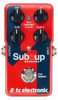 Tc electronic sub 'n' up octaver педаль октавер с одноголосным и полифоническими режимами, технология toneprints