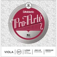 D`addario j58 lm  комплект струн для альта больше 16" pro arte, medium tension