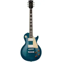 G-LP-60S STB электрогитара 6 струн, корпус махогани/клен, вклеенный гриф махогани/палисандр, 22л, 628 мм, звукосниматели GH-1G, цвет See Thru Blue