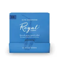 RKB0125-B25 Rico Royal Трости для саксофона тенор, размер 2.5, 25шт в индивидуальной упаковке, Rico