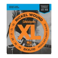 D'ADDARIO EKXL110 Набор 6 струн для гитары электро, сталь 010-046