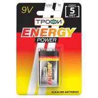 ТРОФИ 6LR61 1BL (1 шт) - Батарейка тип 9V ("крона")