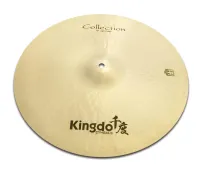 KINGDO 16" COLLECTION JAZZ CRASH Тарелка крэш 16" , сплав B20, Thin , ручная ковка, глубокое и темное звучание, быстрое затухание